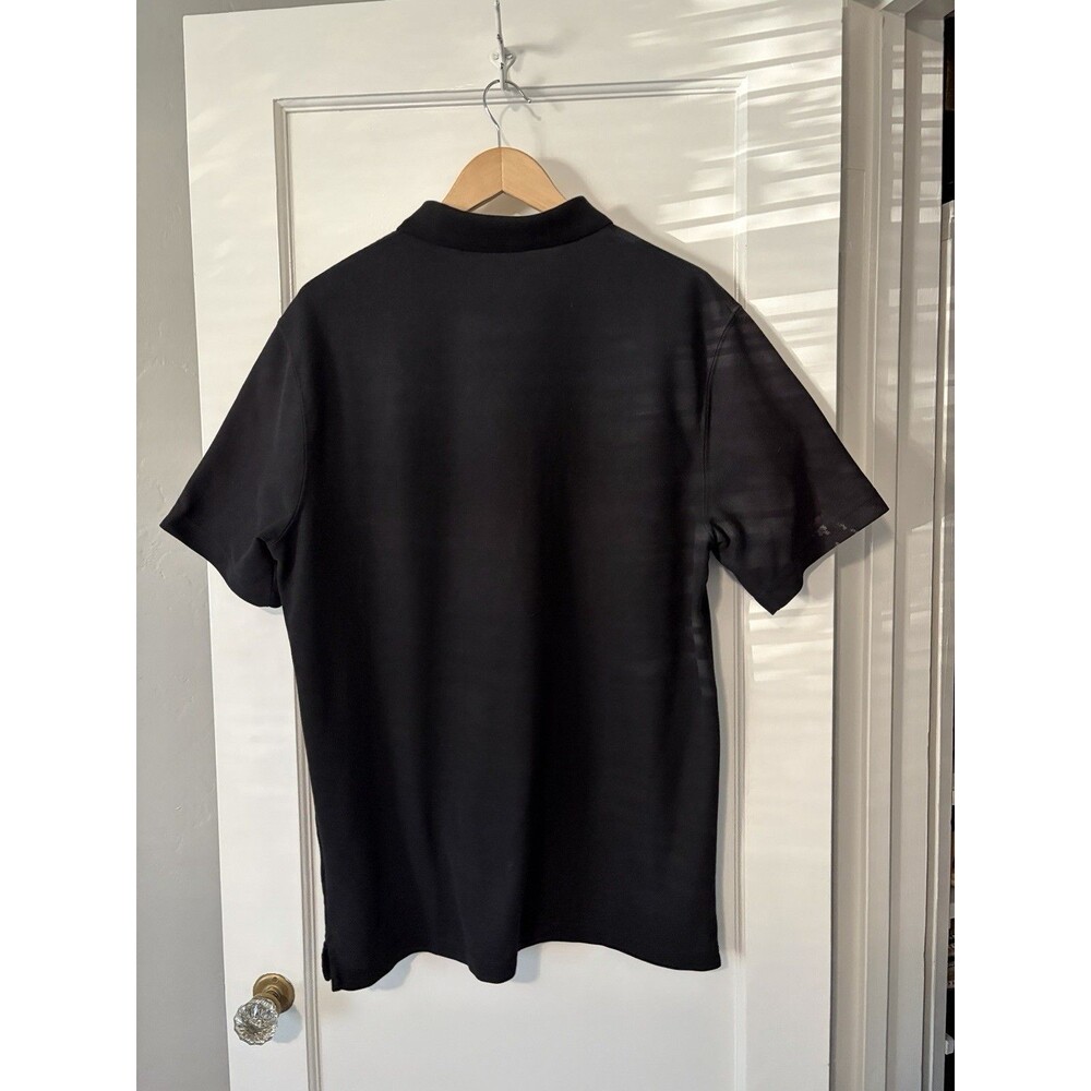 Carhartt Black  Polo Mens L Black Pocket Logo Relaxed Fit Workwear Short Sleeve - Picture 3 of 9